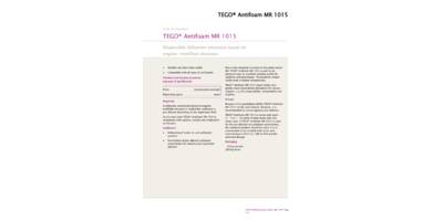 TEGO® Antifoam MR 1015